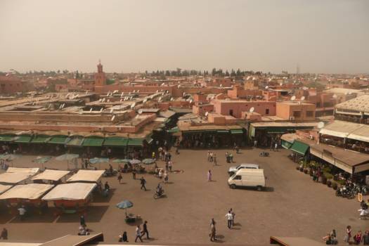 Marrakesh - Djemaa el Fna plein