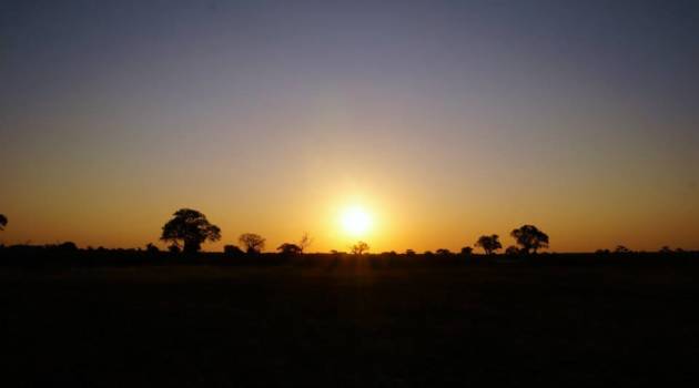 Hwange National Park - Zonsondergang