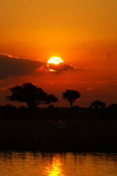 Botswana - Zonsondergang