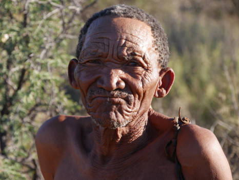 Botswana - Ontmoeting met een wijze bosjesman.
