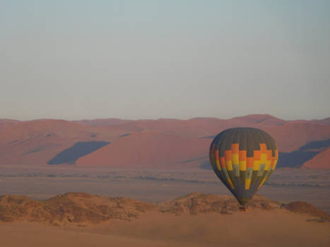 Namibië - ballonvlucht!