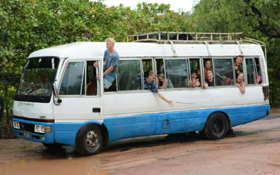 Gambia - Wachtend op de ANWB in Gambia..