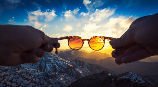 Marokko - Zon over het atlas gebergte