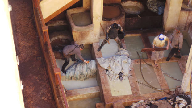 Fès - Ouderwetse handarbeid