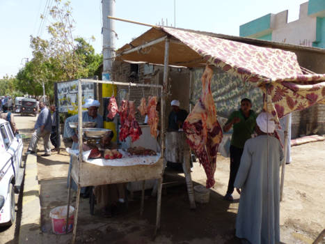 Westelijke Woestijn - De Keurslager in een klein woestijndorpje.