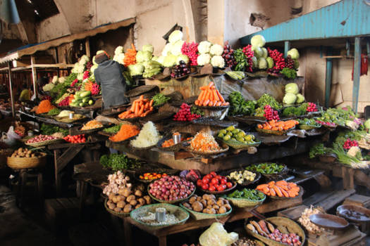 Madagaskar - markt in Antsirabe