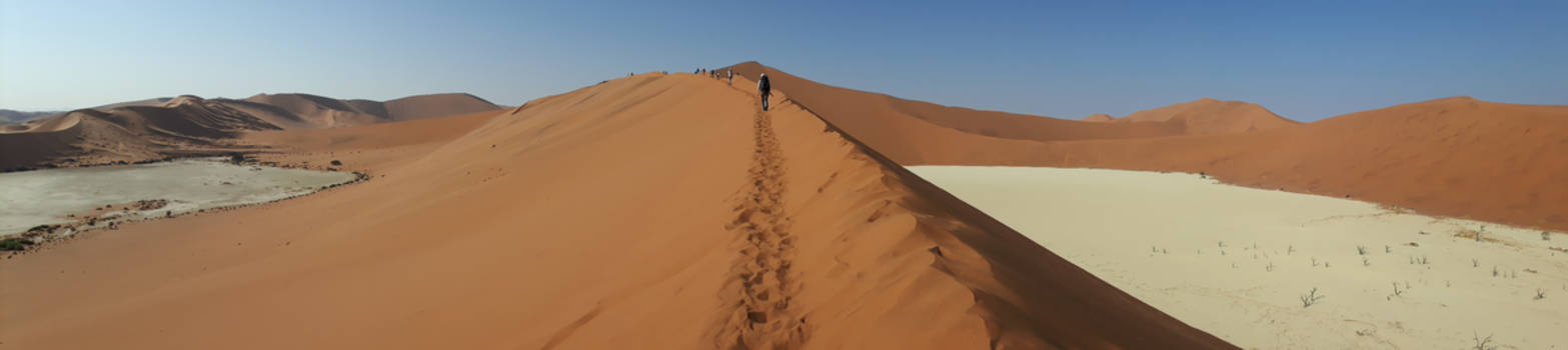 Namibië - Uitzicht op Deatvlei