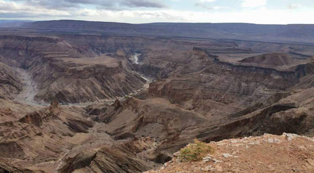 Namib-woestijn - Indrukwekkende canyon