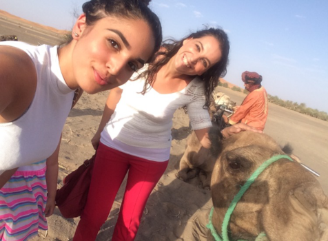 Merzouga - Selfie met een kameel