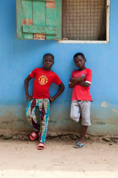 Ghana - Altijd vrolijk :)