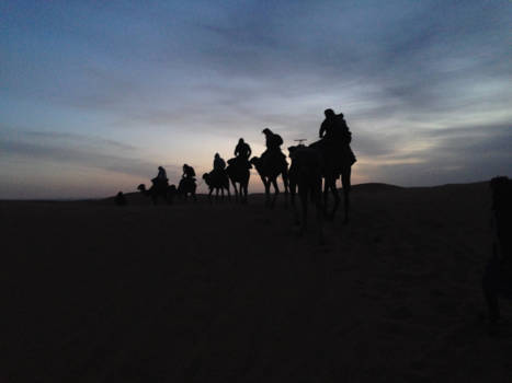 Merzouga - Zonsopgang in de woestijn