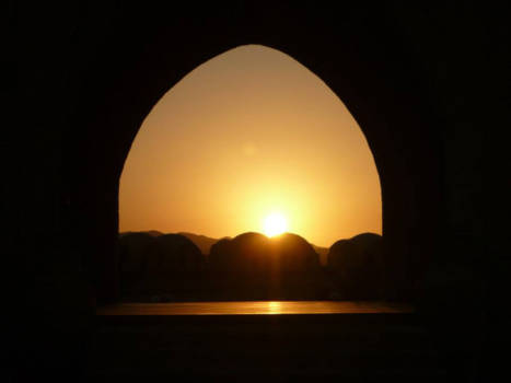 Dahab en Sharm el Sheikh - Zon ondergang Egypte