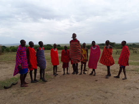 Kenia - Dancing Masai