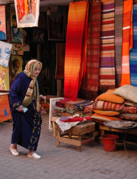 Marrakesh - Oud vrouwtje Marrakech