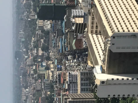 Nairobi - Uitzicht vanaf een van de hoogste gebouwen van Nairobi