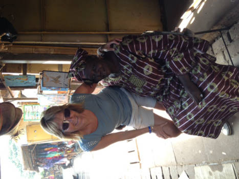 Banjul - In Gambia op de markt