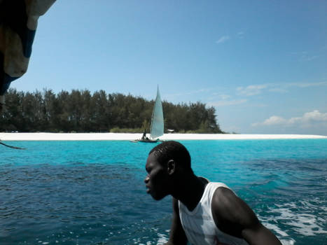 Stranden van Zanzibar - eiland van Bill Gates aan zanzibar