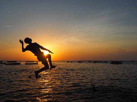 Stone Town Zanzibar - Boys are having fun