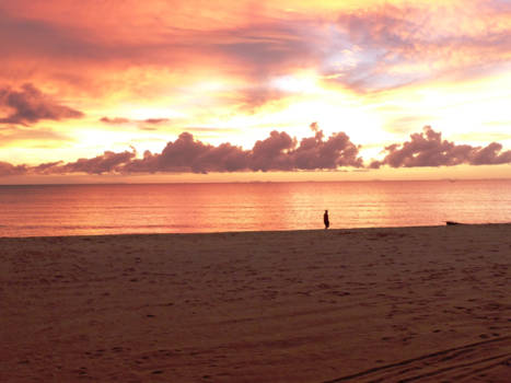 Malawi - Sunset over Lake Malawi