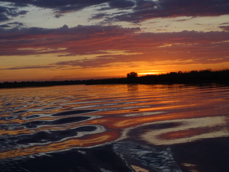 Chobe National Park - Zonsondergang