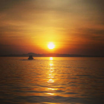 Egypte - Sunset in Egypt 2013 Made with a crappy camera, but still mesmerizing.