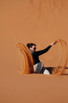 Namibië - zandduinen bij sossusvlei... inmens veel oranje zand..