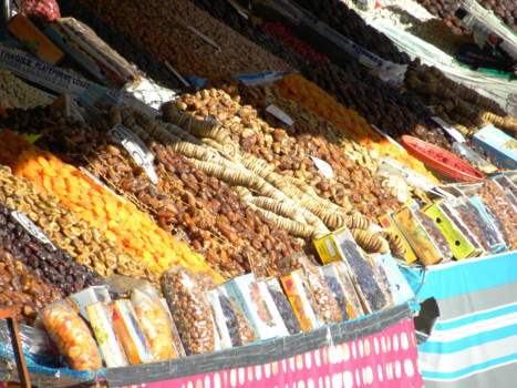 Marrakesh - Wie van dadels houd moet naar Marrakesh.