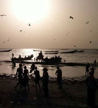 Tanji Vissersdorp - sunset on the beach