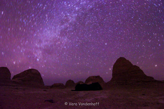 Westelijke Woestijn - witte woestijn by night