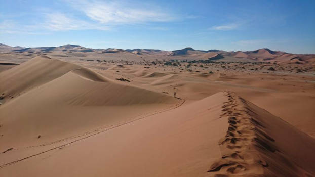 Namibië - Sossusvlei impact en formaat is niet vast te leggen!