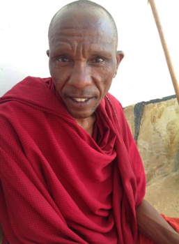 Mount Kenya - Masai man