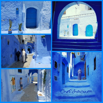 Chefchaouen - Collage Chefchaouen