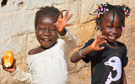 Senegambia - Spontane kinderen in Gambia