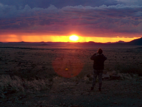 Namibië - Sunset near Solitaire