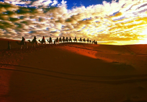 Merzouga - Don't just sit in one place. Move around, be nomadic, make each day a new horizon.