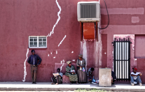 Namibië - Wachten in Outjo