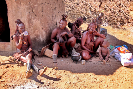 Namibië - bij de himba's