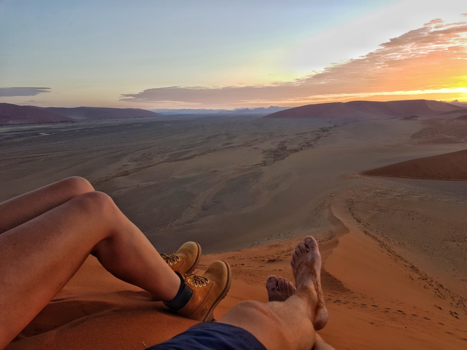 Namibië - Dune 45 @ the break of  dawn