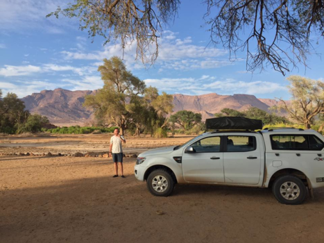Namibië - "Camping at Brandberg, Namibia"