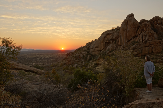 Namibië - Het laatste licht van de dag gevangen !