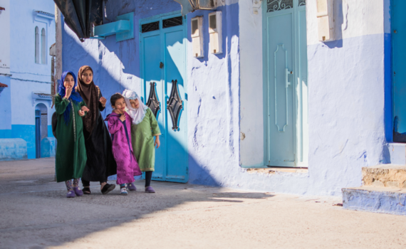 Marokko - Girls of Chefchouen