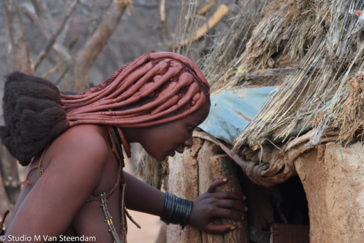 Namibië - Himba woman#fabulous hairdo#prachtig kapsel