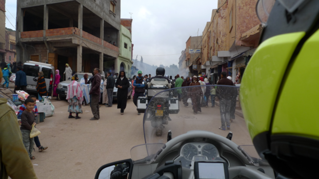 Marokko - Chaos in de straten van Marokko