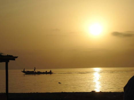 Gambia - Zonsopgang in Banjul