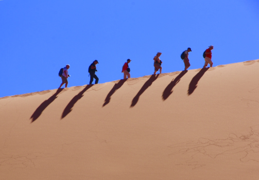 Sossusvlei - Op naar de top!
