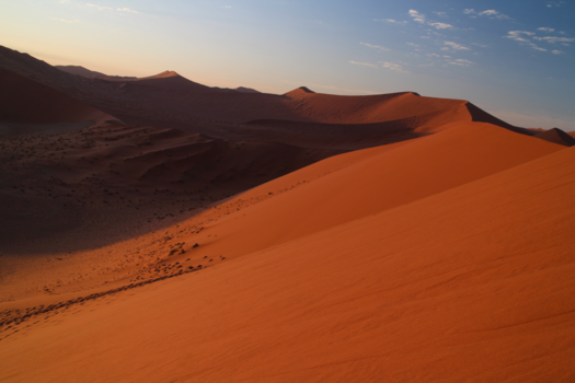 Namibië - Colours of sunrise in Sossusvlei