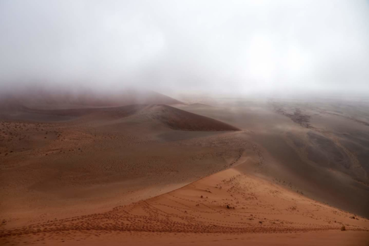 Namibië - Zandduinen  in de wolken