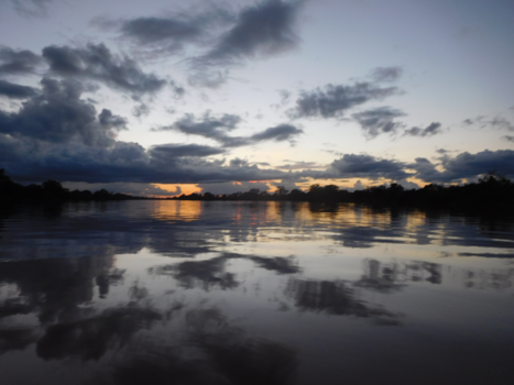 Gambia - Sunset over The Gambia
