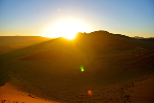 Namib-woestijn - Sunrise