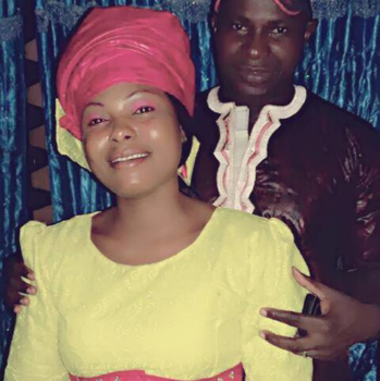 Gambia - My brother & sister at Tobaski